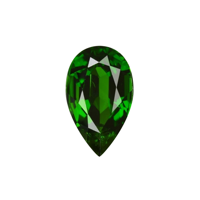 Pear Natural Chrome Diopside
