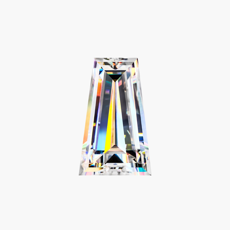 Tapered Baguette Lab-Grown Moissanite