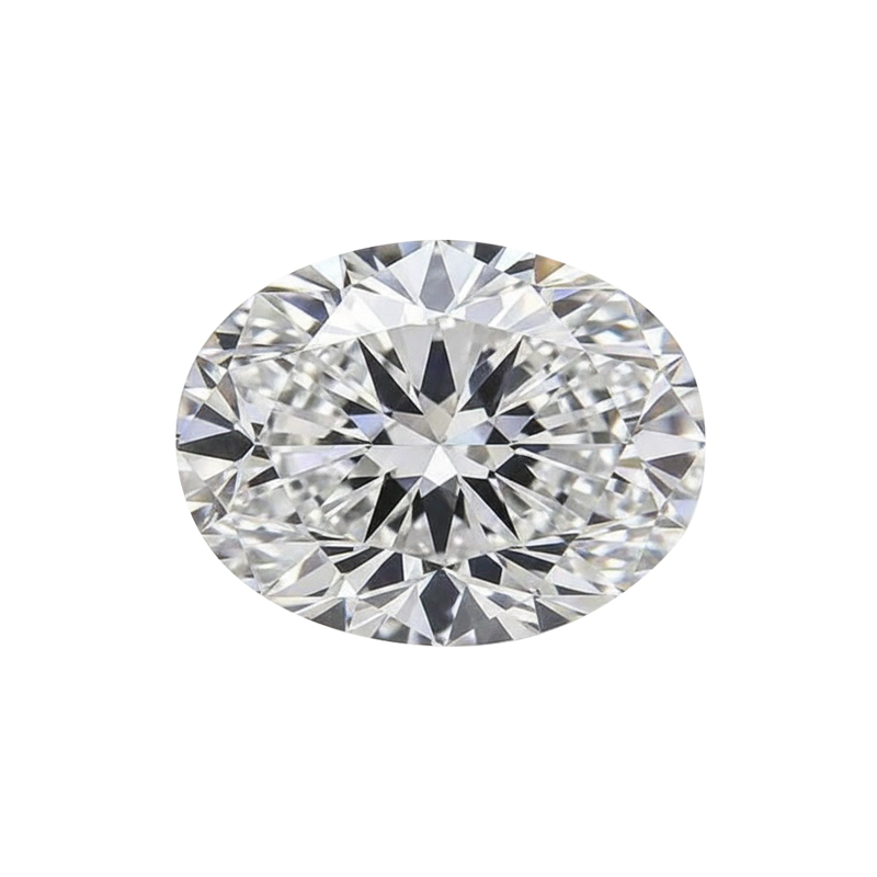 oval white cubic zirconia