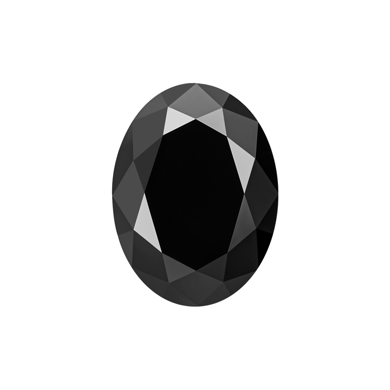 Oval Black Cubic Zirconia