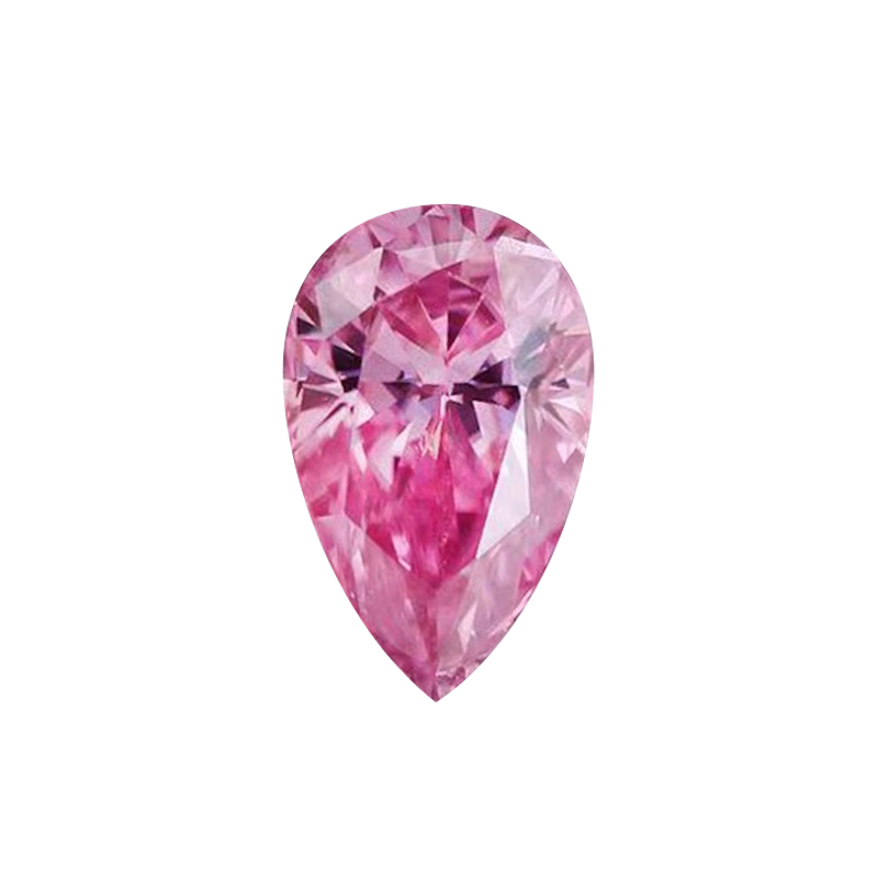 Pear Pink Cubic Zirconia