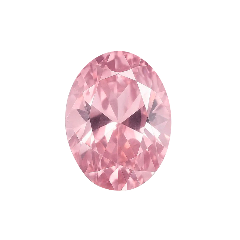 Oval Pink Cubic Zirconia